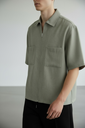 CAMISA ZIP TACTO LINO MC