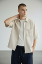 CAMISA ZIP TACTO LINO MC