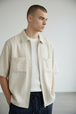 CAMISA ZIP TACTO LINO MC