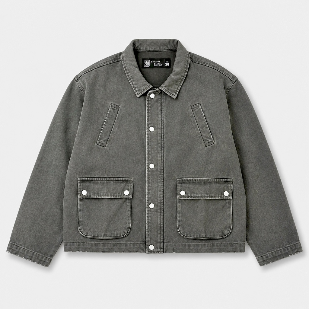 CASACA CONCRET DENIM BOXY