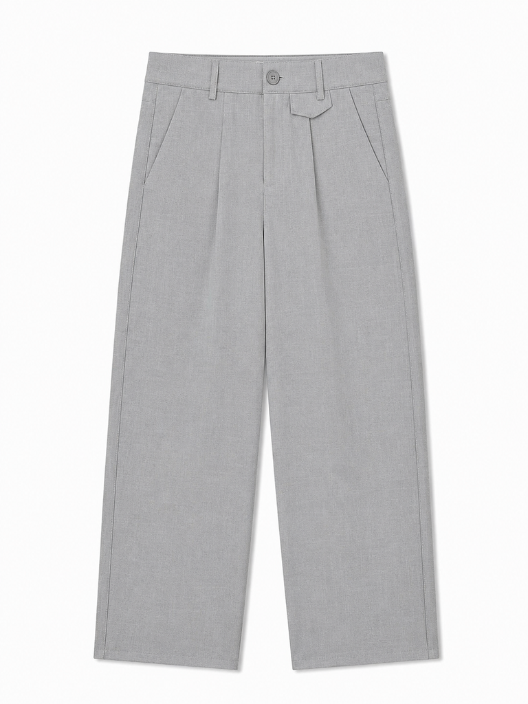 PANTALON SASTRE BAGGY PLOMO