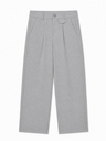 PANTALON SASTRE BAGGY PLOMO