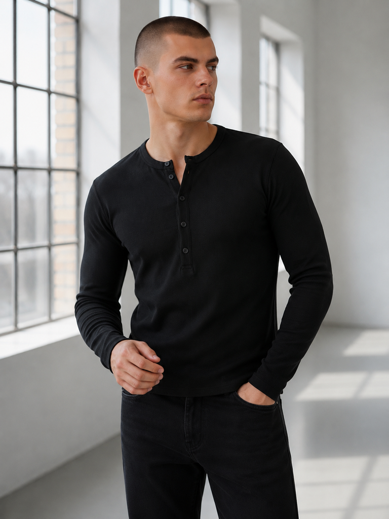 HENLEY SHIRT