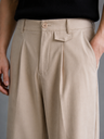 PANTALON SASTRE BAGGY BEIGE OSCURO