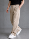 PANTALON SASTRE BAGGY BEIGE OSCURO