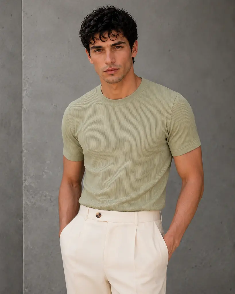 POLO SLIM ACANALADO