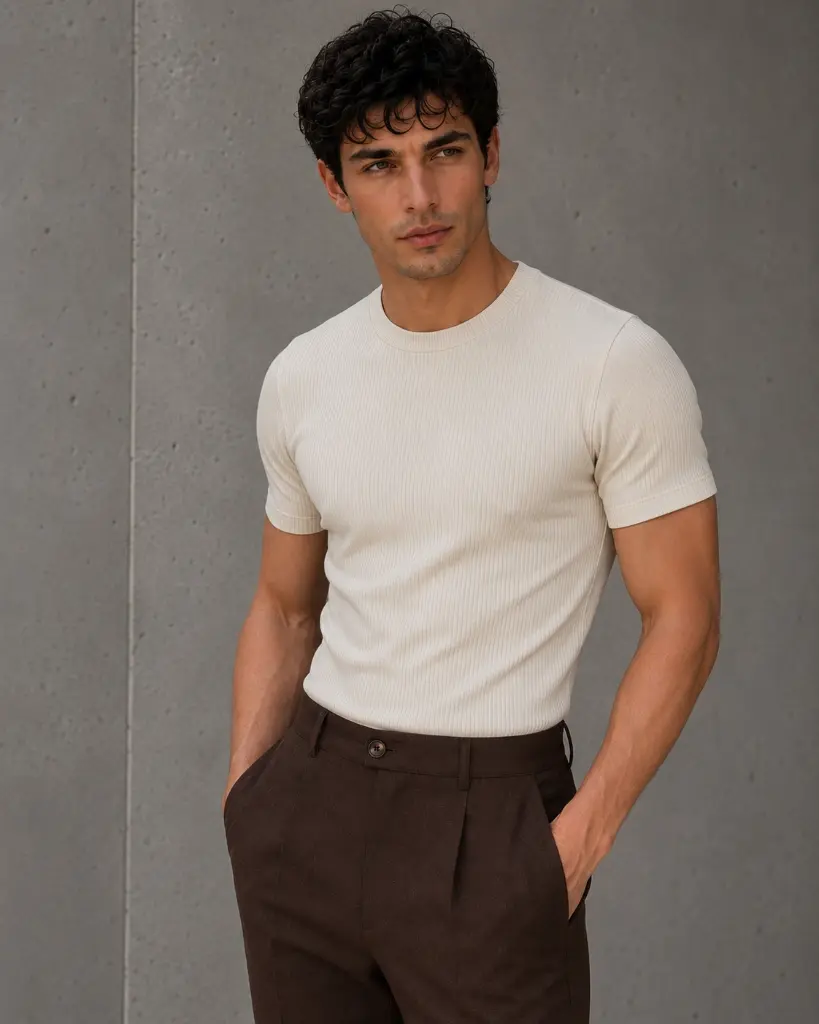POLO SLIM ACANALADO
