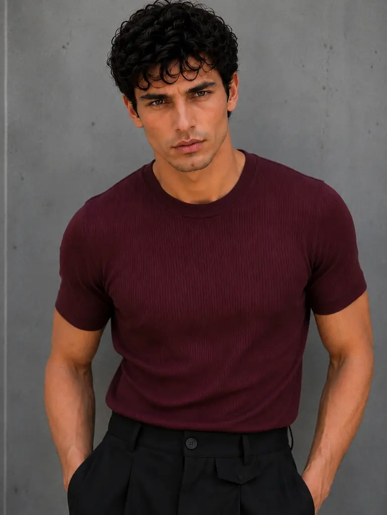 POLO SLIM ACANALADO