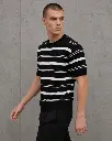 POLO HILO A RAYAS NEGRO.webp