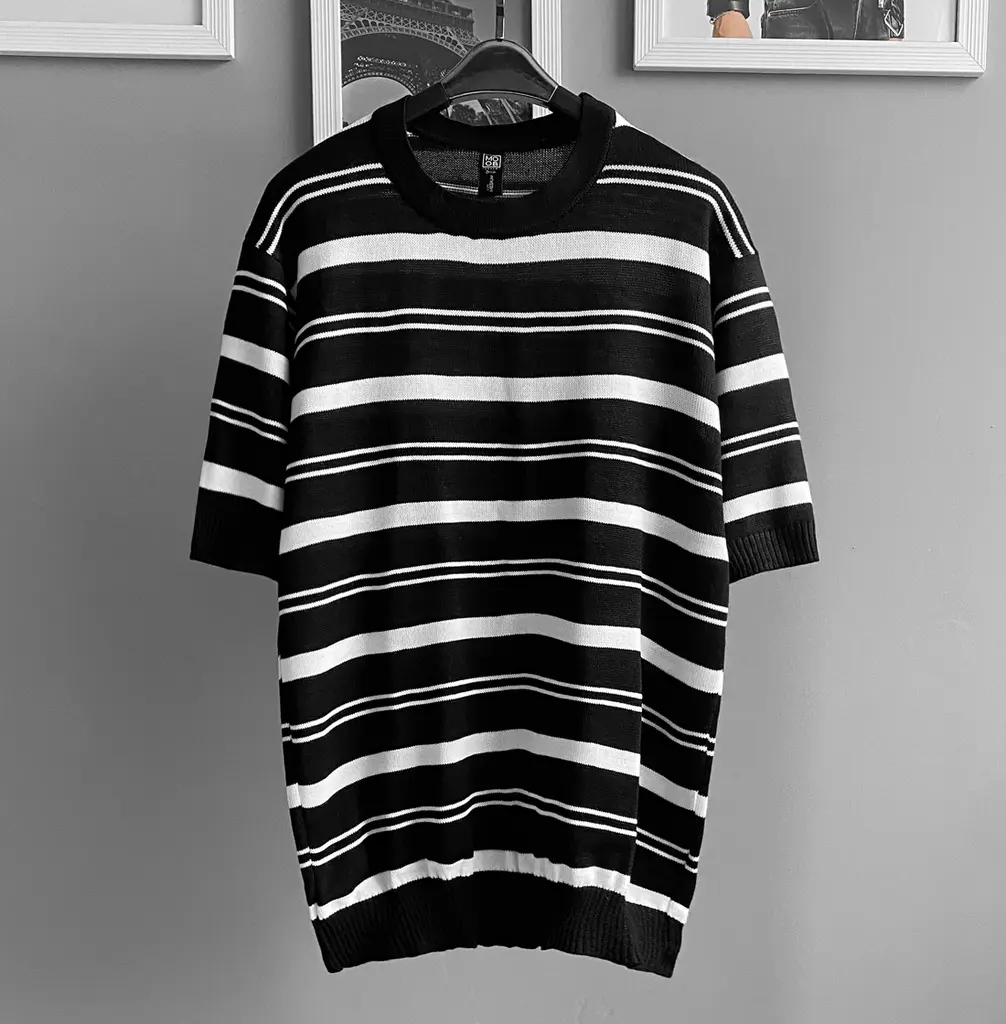 POLO HILO A RAYAS NEGRO.webp