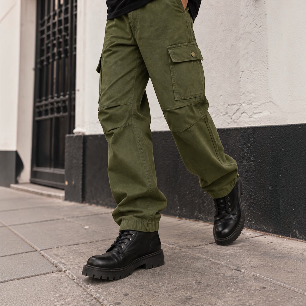 PARACHUTE PANTS VERDE