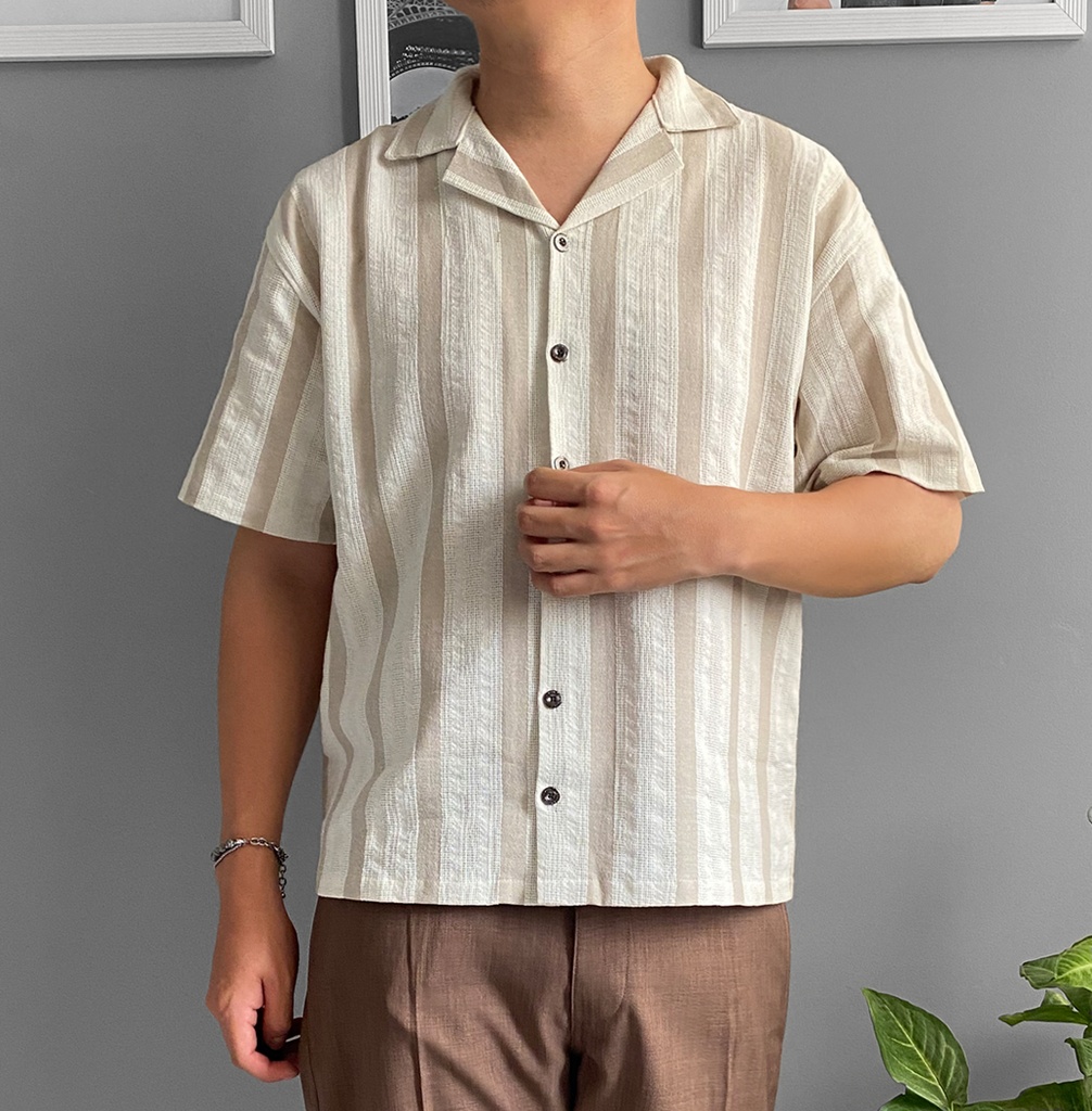 CAMISA TEXTURED NATURAL