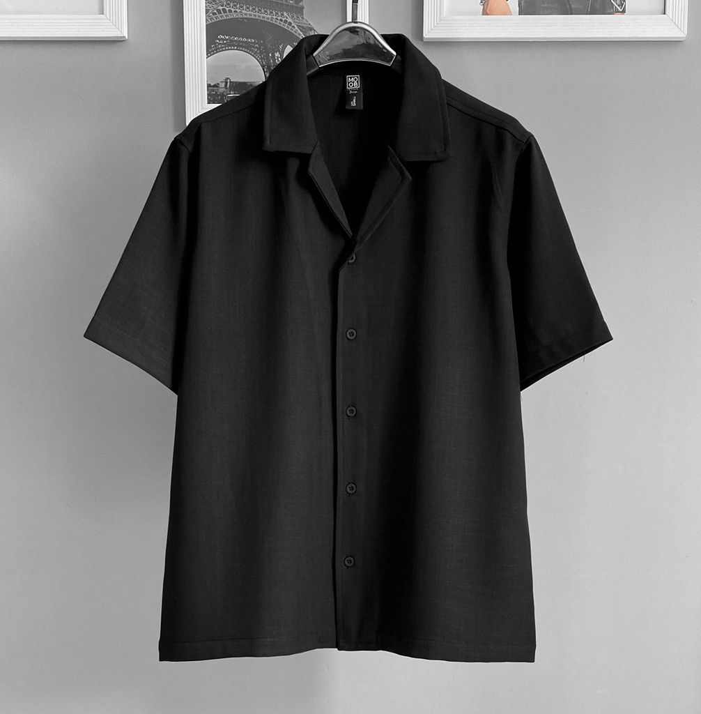 CAMISA LINEN PRADA NEGRO
