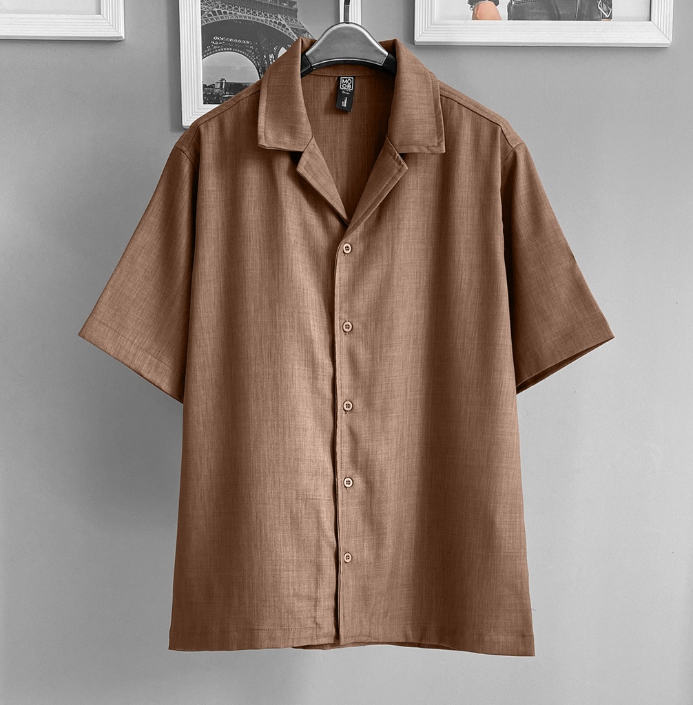 CAMISA LINEN PRADA COCOA