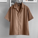 CAMISA LINEN PRADA COCOA