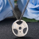 COLLAR PLACA COLGANTE GYM