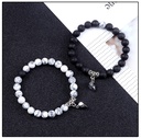 PULSERA DUO PAREJA PIEDRA NATURAL 