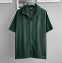 CAMISA HILO MC VERDE BOTELLA