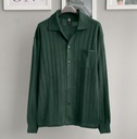 CAMISA HILO ML VERDE BOTELLA
