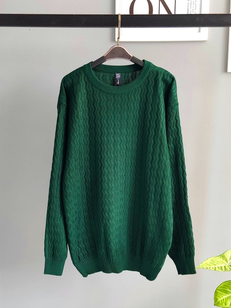 SUETER ZIGZAG VERDE