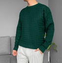 SUETER HILO ZIGZAG VERDE