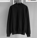 SUETER HILO CUELLO ALTO NEGRO