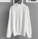 SUETER HILO CUELLO ALTO BLANCO