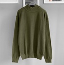SUETER HILO CUELLO ALTO VERDE