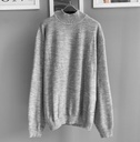 SUETER HILO CUELLO ALTO PLOMO