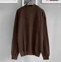 SUETER HILO CUELLO ALTO MARRON