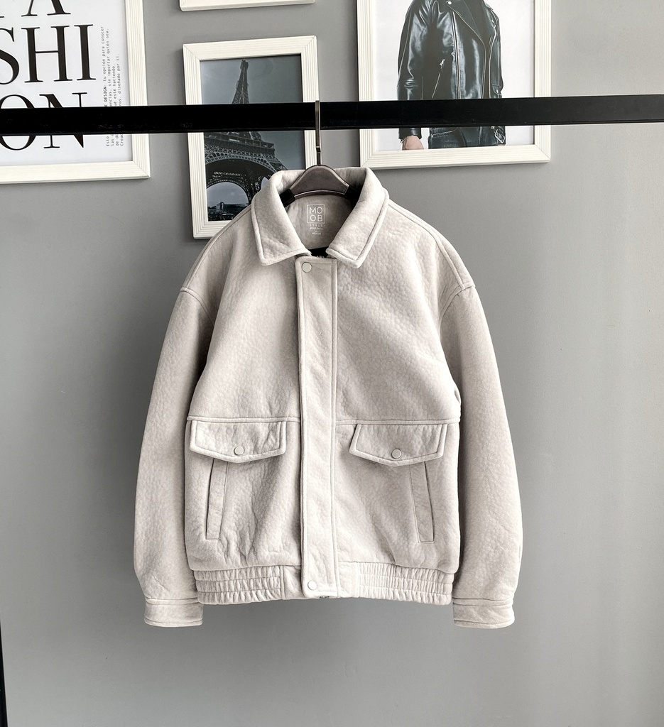 BOMBER JACKET GRIS