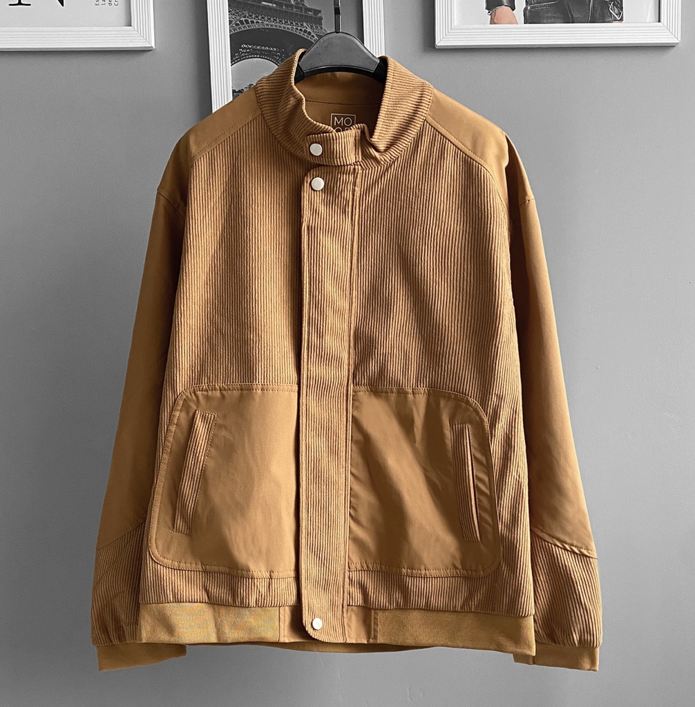 CASACA BOMBER CORDUROY CAMELLO