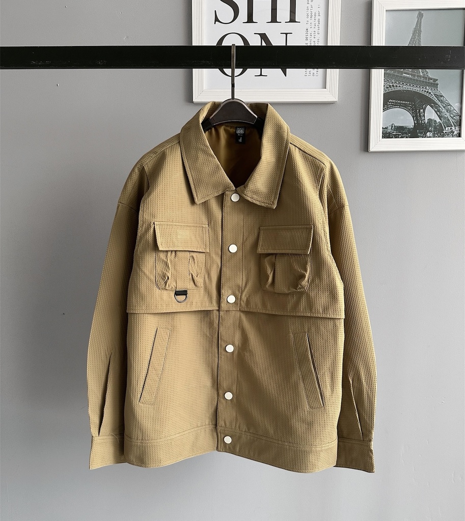 CORTAVIENTO TEXTURED KHAKI