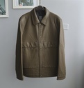 OVERSHIRT BIO CUERO MARRON