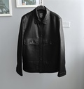 OVERSHIRT BIO CUERO NEGRO