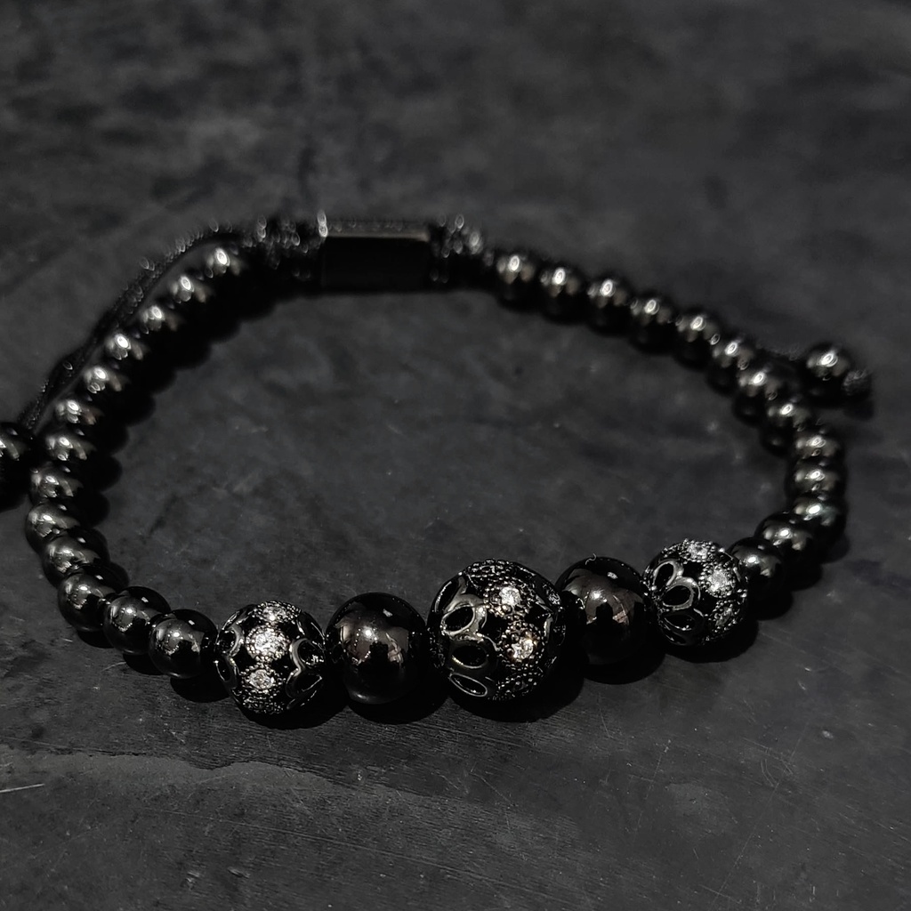 PULSERA DIJE BOLA CIRCON 