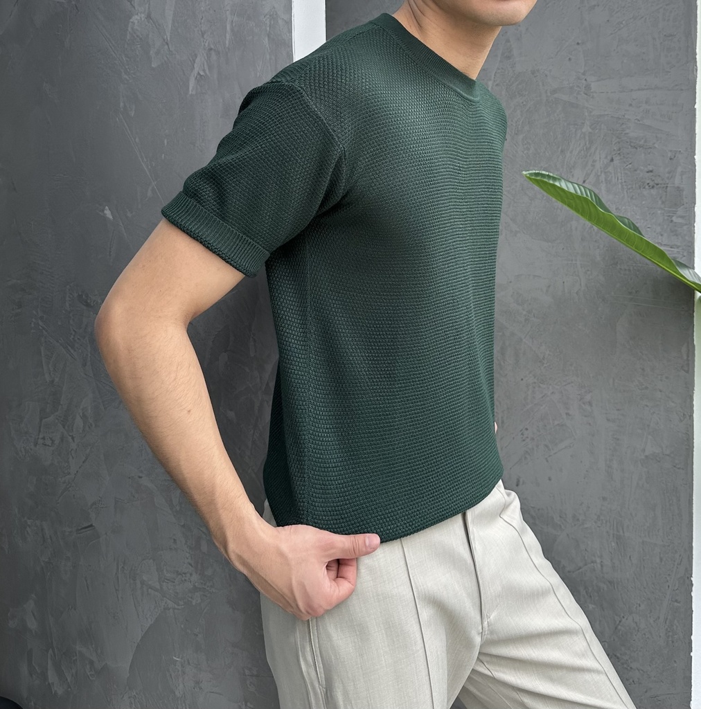 POLO HILO BASIC VERDE