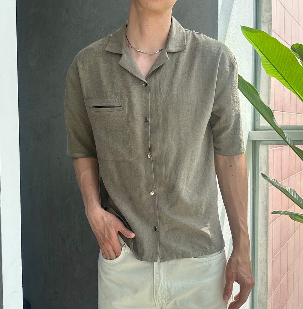 CAMISA CUBANA BACARDI OLIVO