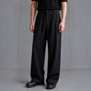 PANTALON SASTRE BAGGY NEGRO