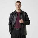 SACO LUXURY BIO CUERO NEGRO