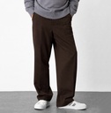 PANTALON SASTRE BAGGY MARRON