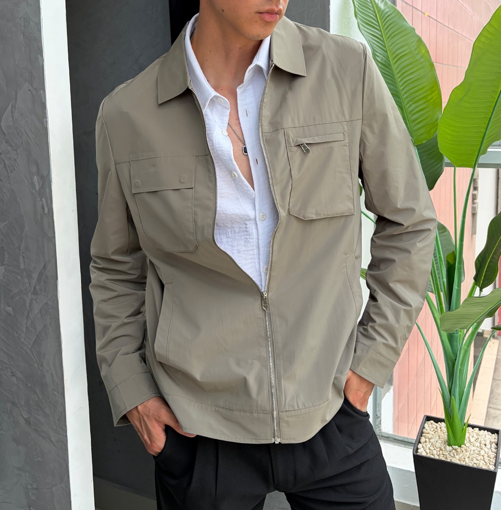 SMART OFFICE JACKET CEMENTO