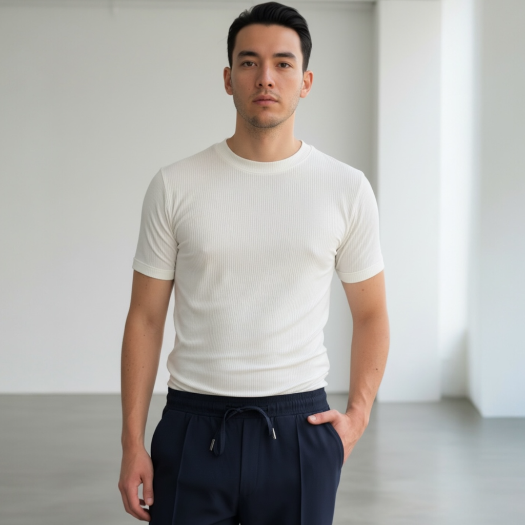 POLO SLIM ACANALADO