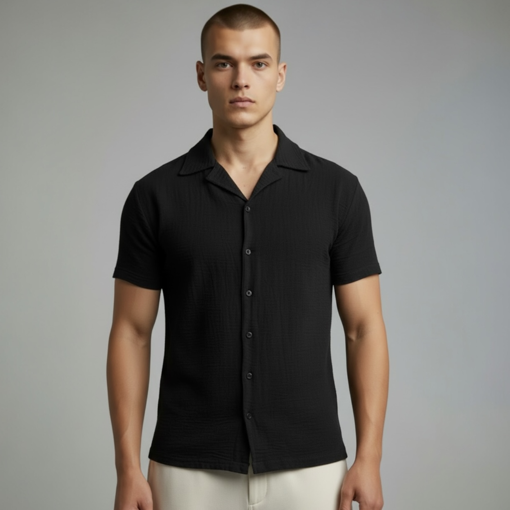 CAMISA CUBANA VIENA SLIM MC