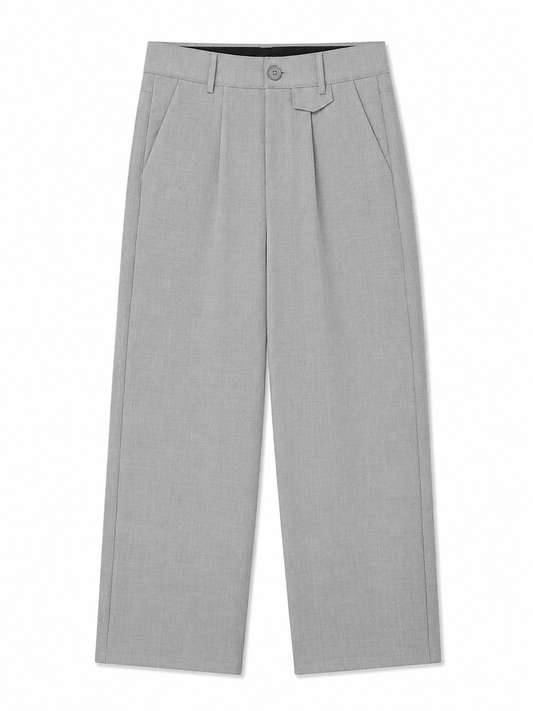 PANTALON SASTRE BAGGY PLOMO