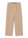 PANTALON SASTRE BAGGY BEIGE OSCURO
