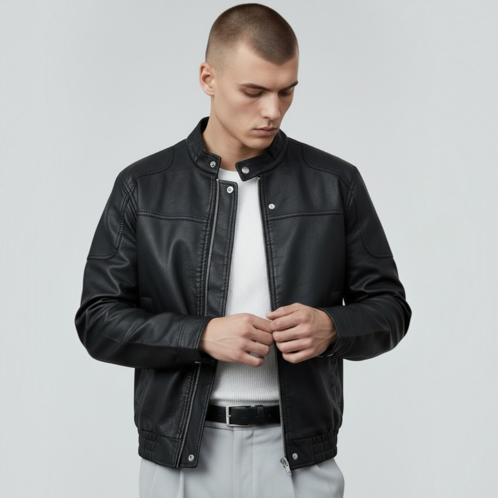 CASACA BIKER BIOCUERO