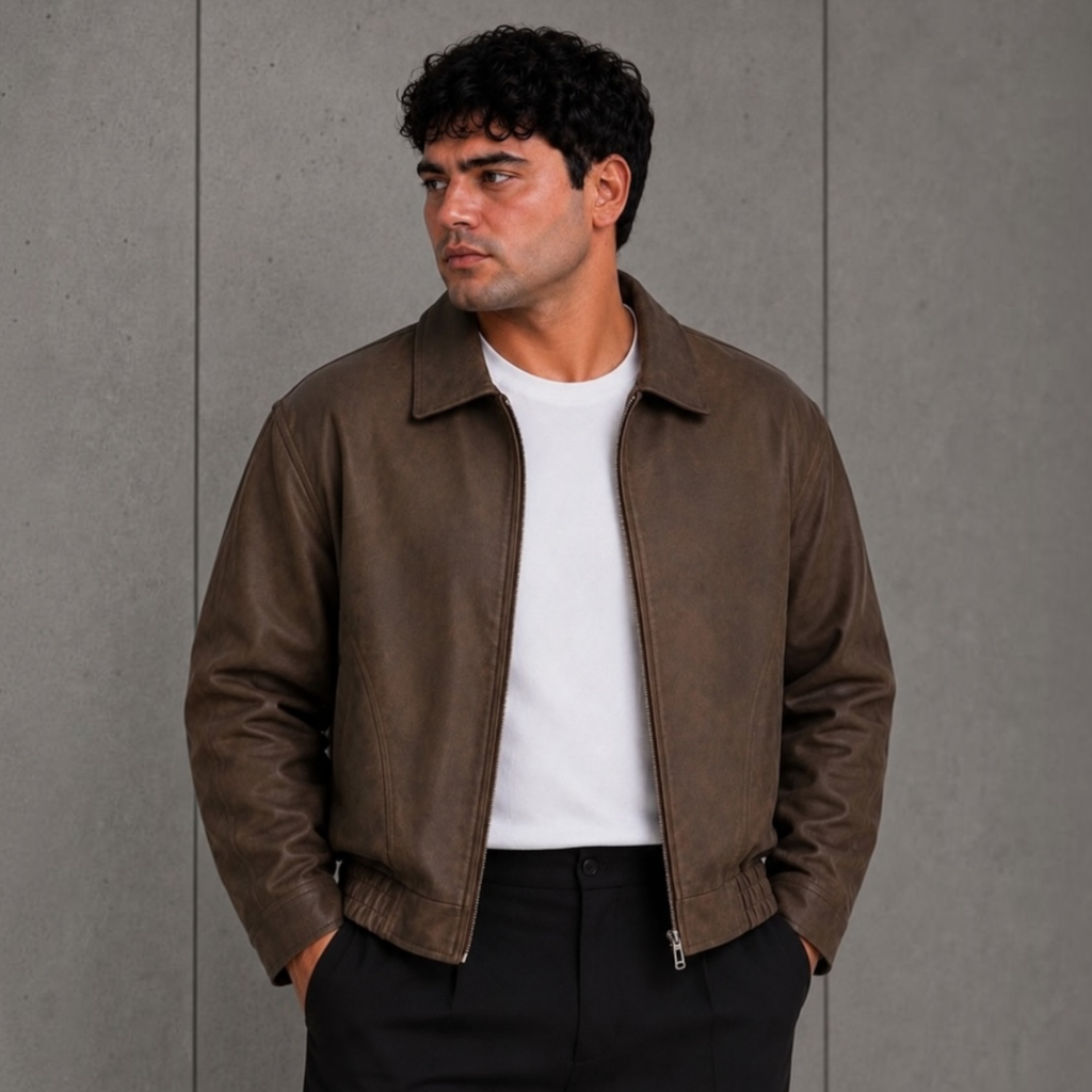 BIO-LEATHER JACKET XL