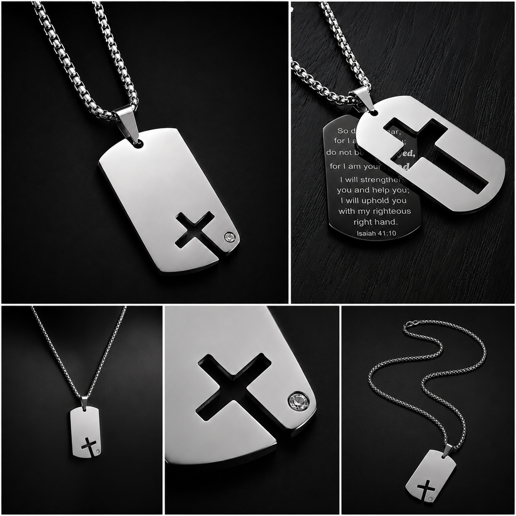 COLLAR PLACA TROQUELADA