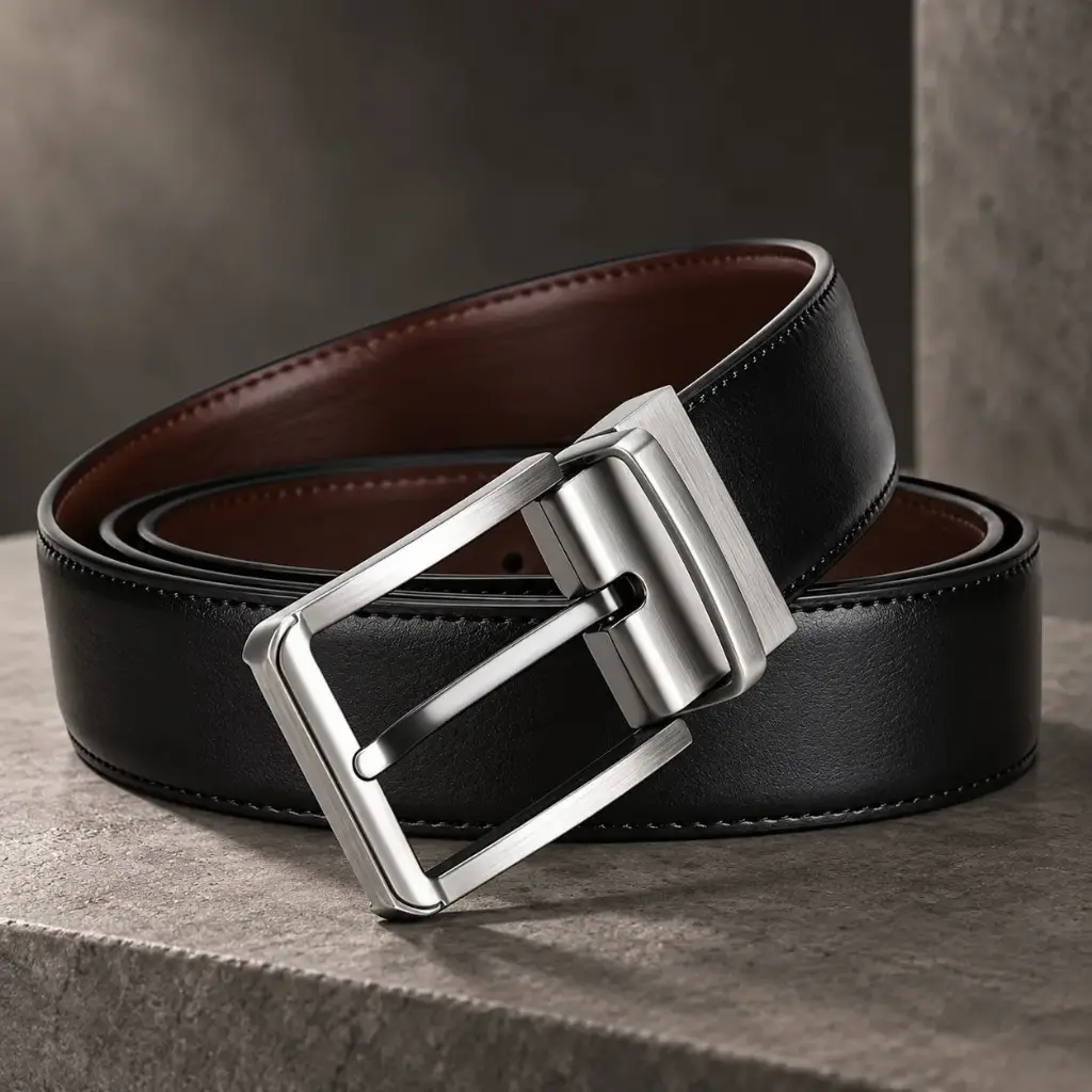 CINTURON REVERSIBLE NEGRO/MARRON